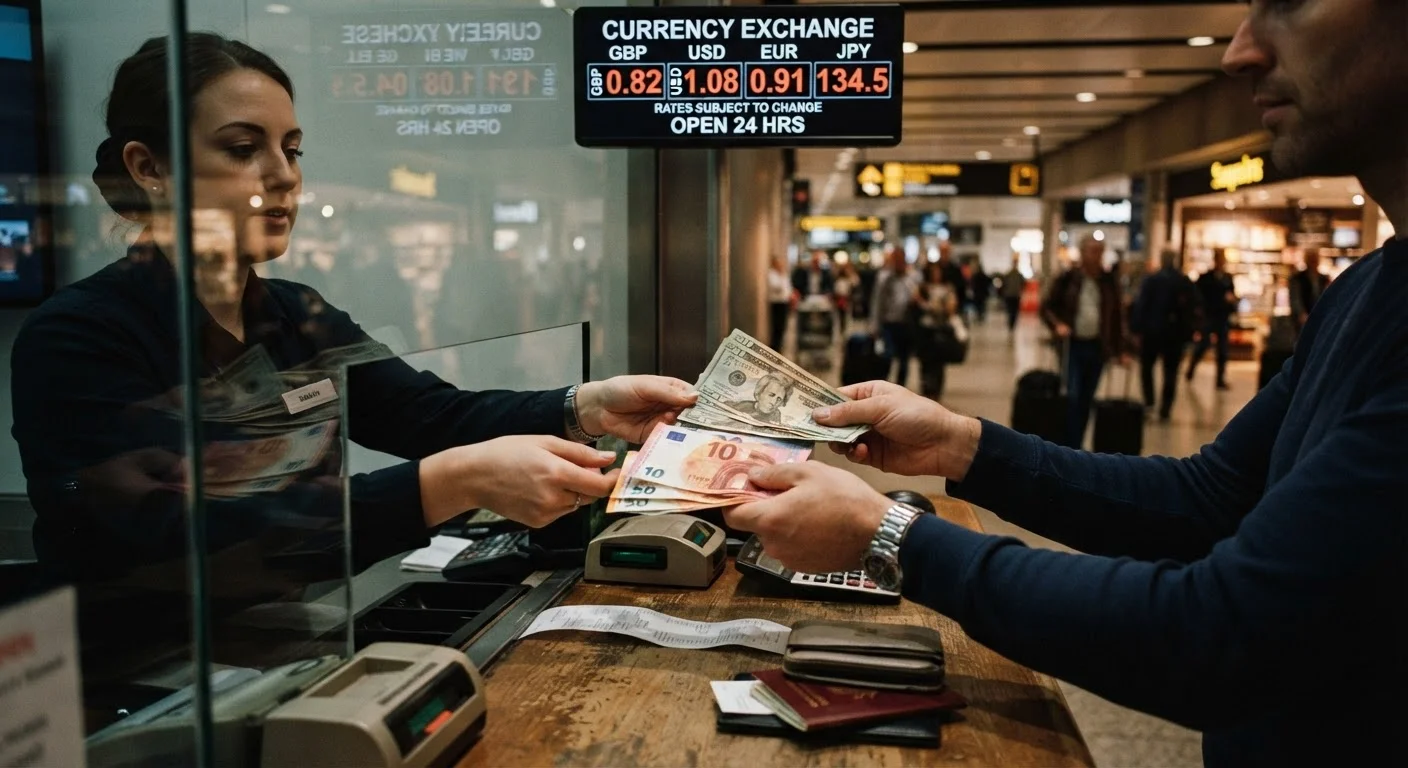 Currency Exchange on the Road: Airports, Banks, ATMs, and the Costs Between Them