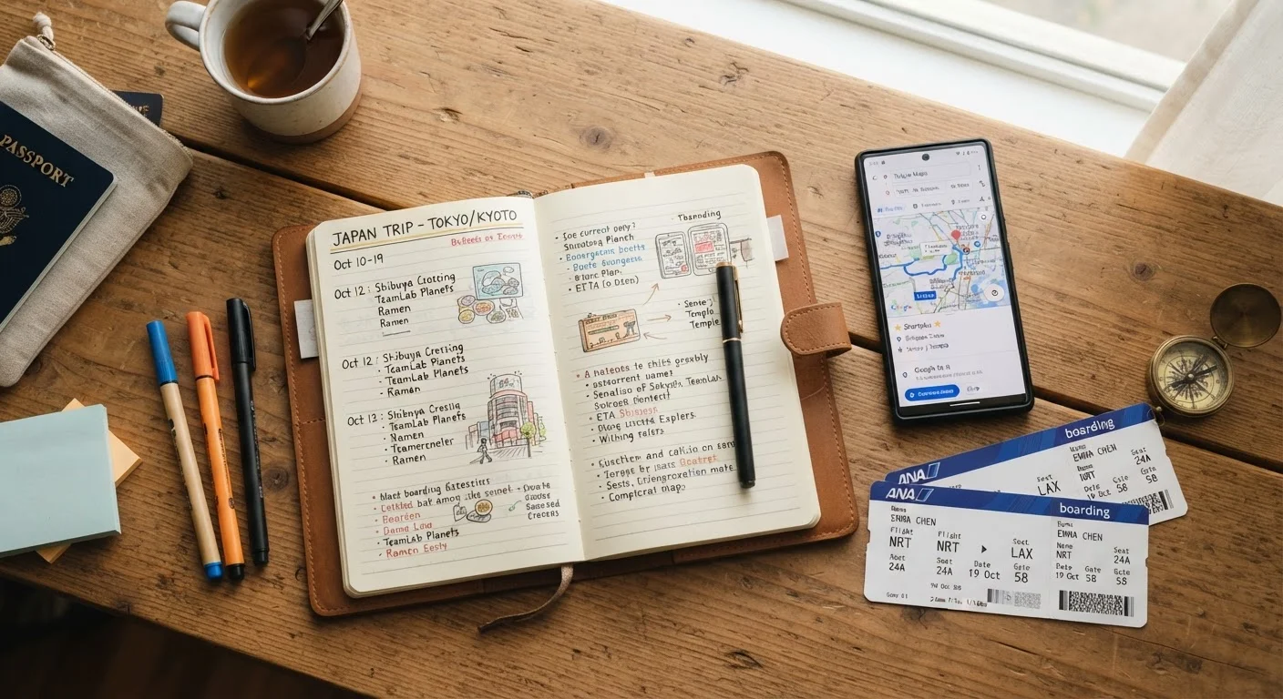 Digital Tools vs. Paper Planning: Organising Your Trip Your Way
