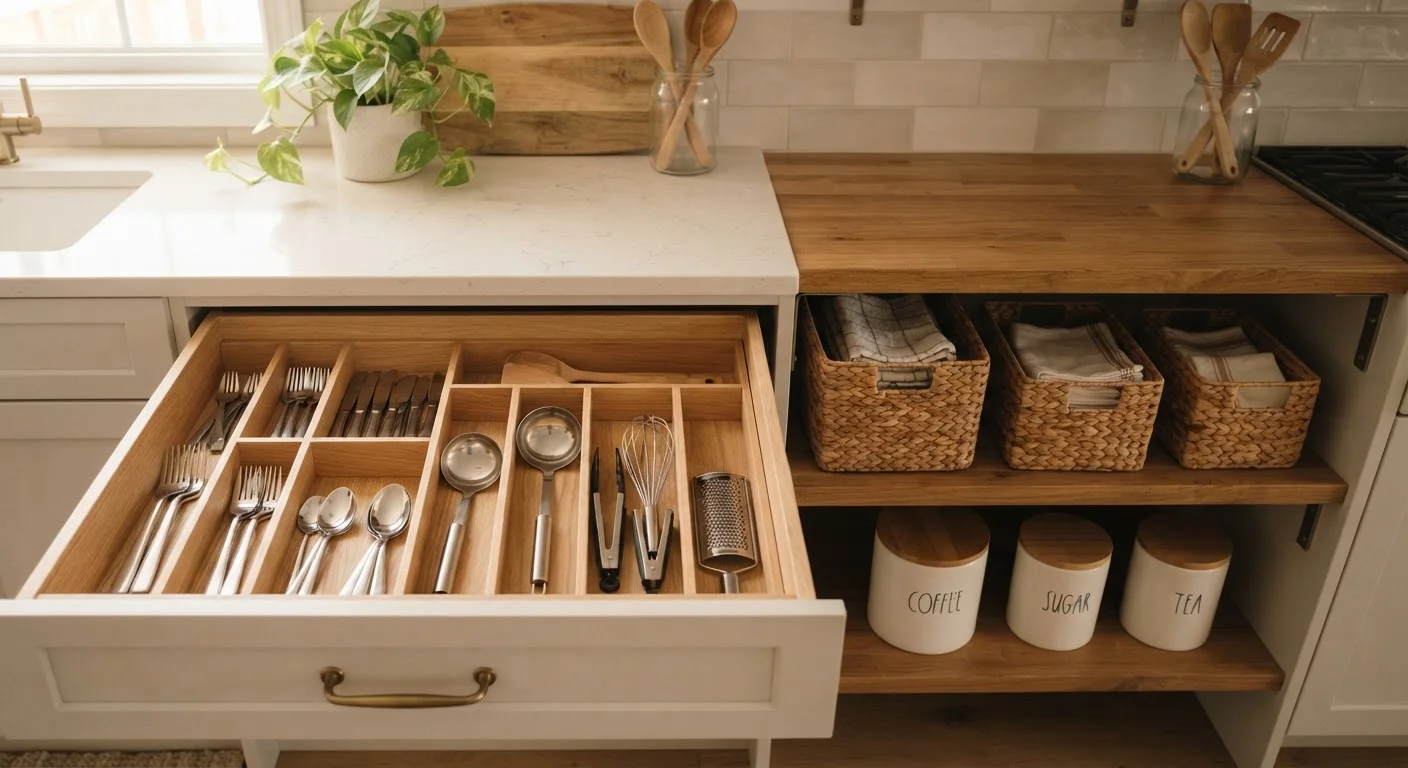 Drawer Dividers, Bins, and Baskets: Matching Storage Tools to the Job