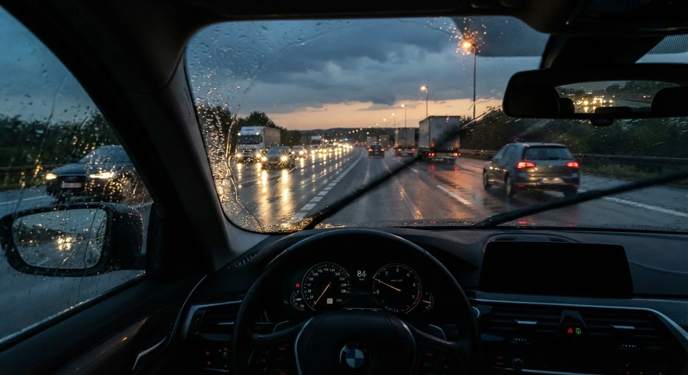 Driving in Adverse Weather: Rain, Fog, Ice, and Sun Glare