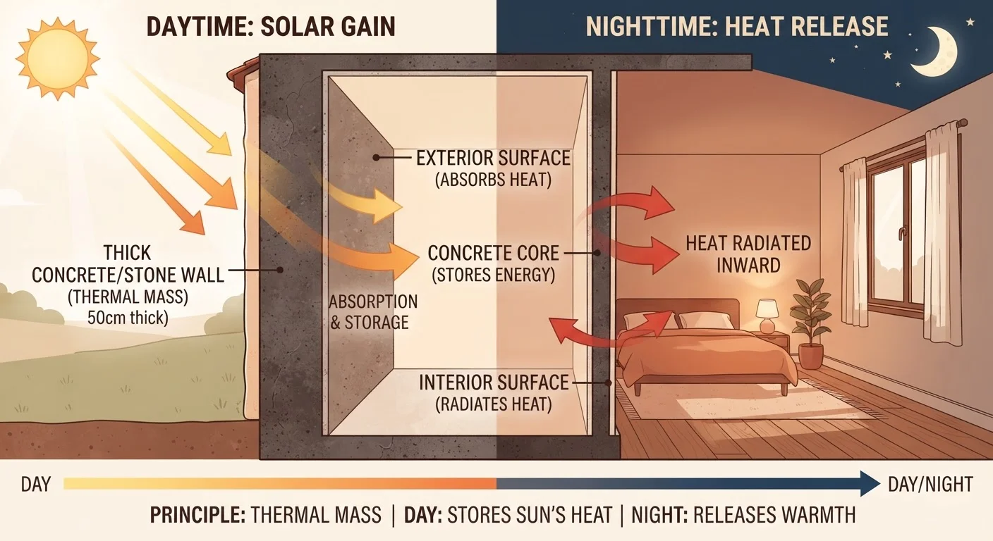 How Thermal Mass Works and Why It Matters for Home Comfort