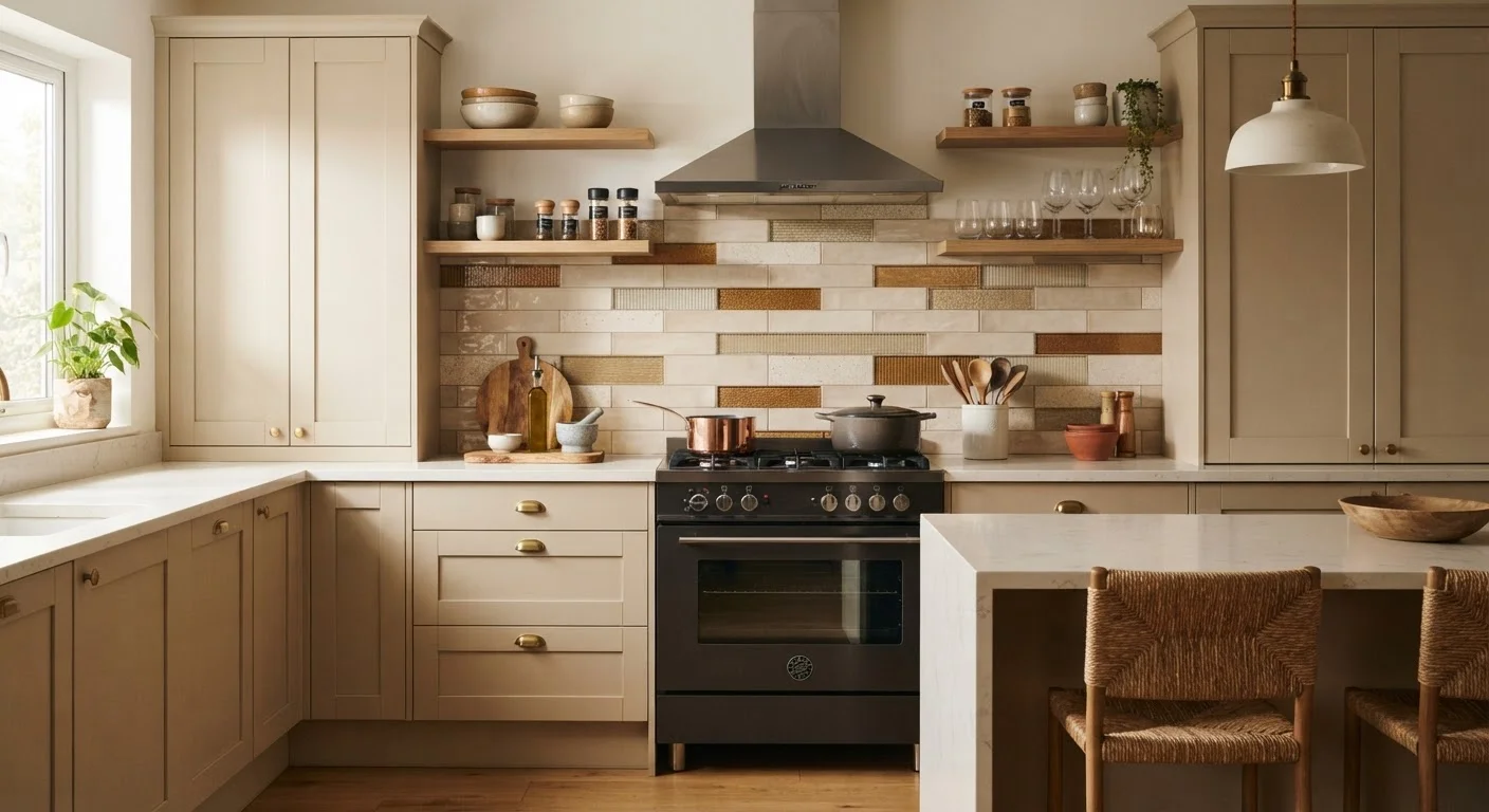 Kitchen Splashback Materials and the Conditions Each One Handles Well