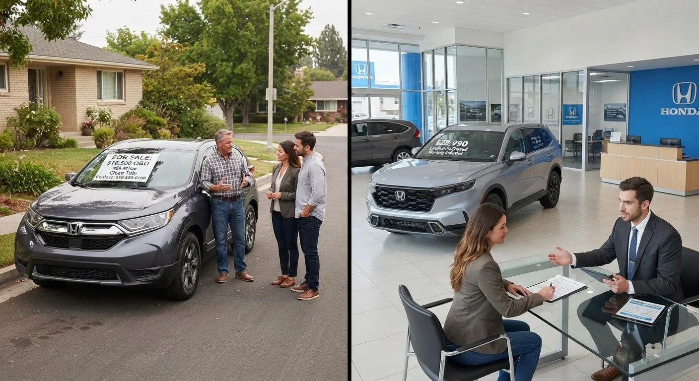 Navigating the Private Sale vs. Dealership Purchase Decision