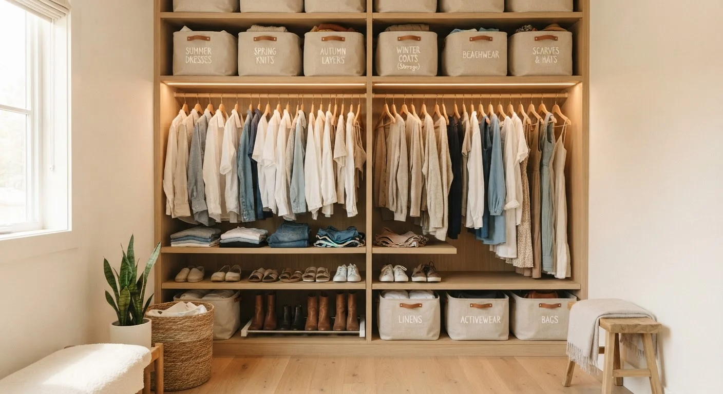 Seasonal Wardrobe Rotation: A Step-by-Step System for Your Closet