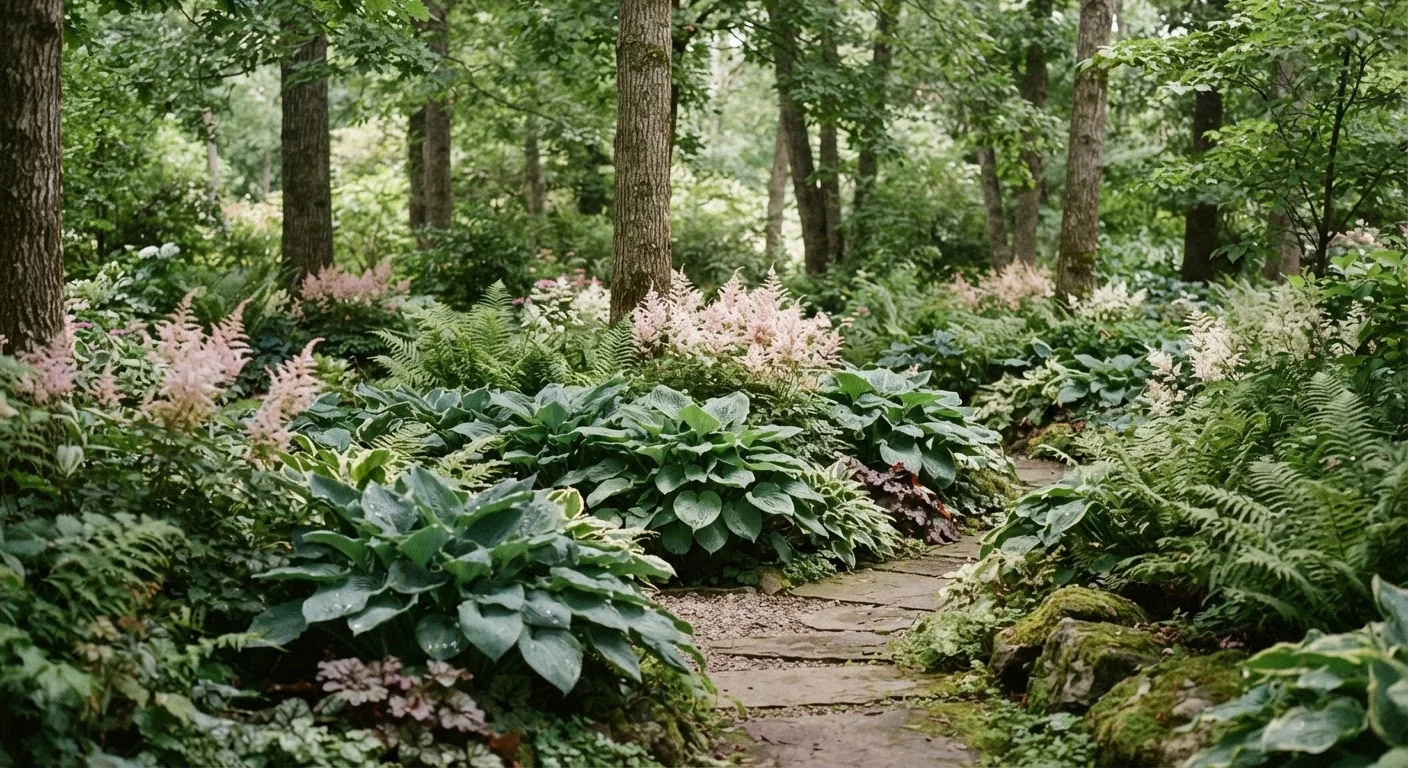 Shade Garden Ideas: Plants and Layouts That Flourish Without Full Sun