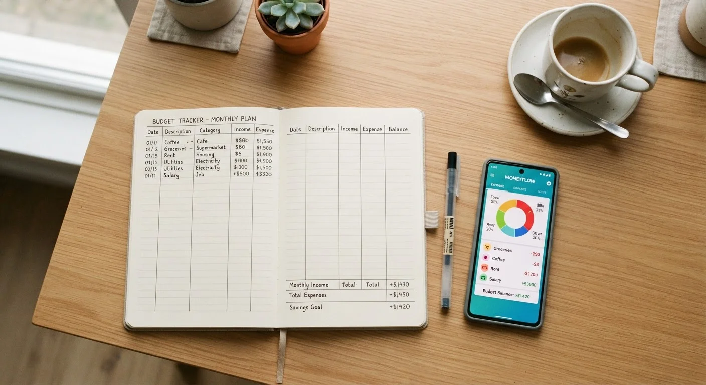 Tracking Spending Manually vs. Using an App