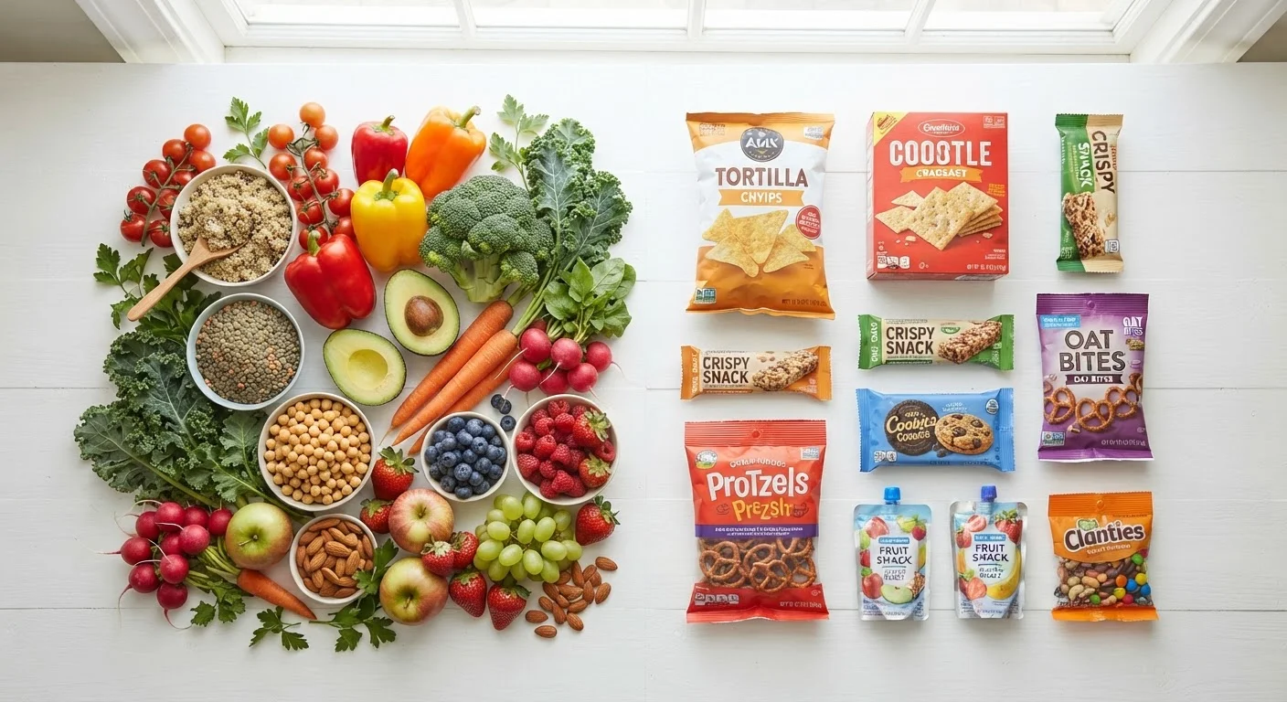 Whole Foods vs Ultra-Processed Foods: What the Evidence Says